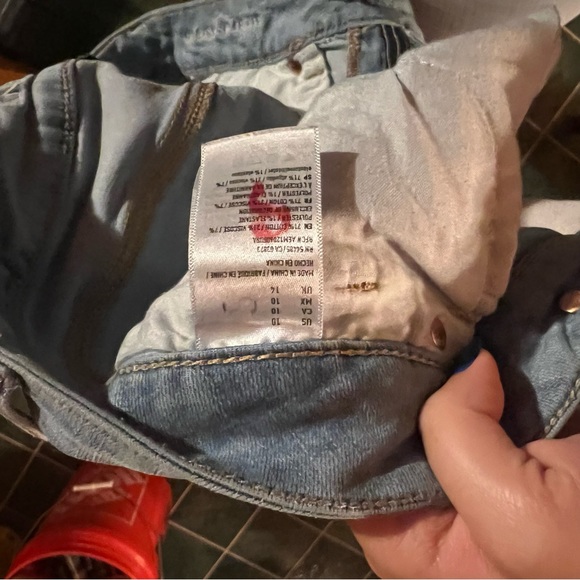 American Eagle Ne(x)t Level Stretch High Waisted Jean Shorts | Size: 10 - Picture 5 of 6